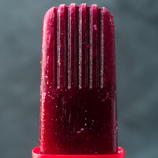 Rhubarb Hibiscus Paletas