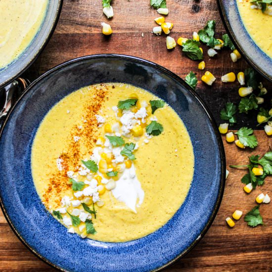 Street Corn Gazpacho