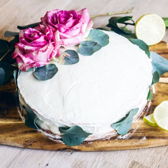 White Chocolate Mousse Cake