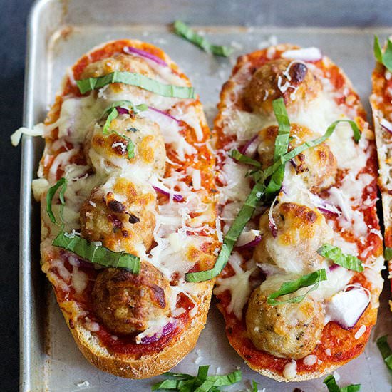 Meatball Sub Pizza