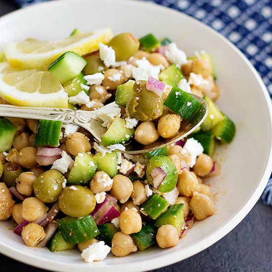 Greek Chickpea Salad