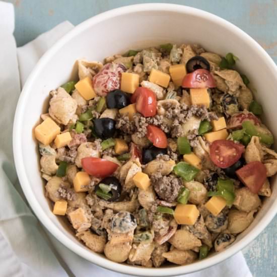 Creamy Taco Pasta Salad