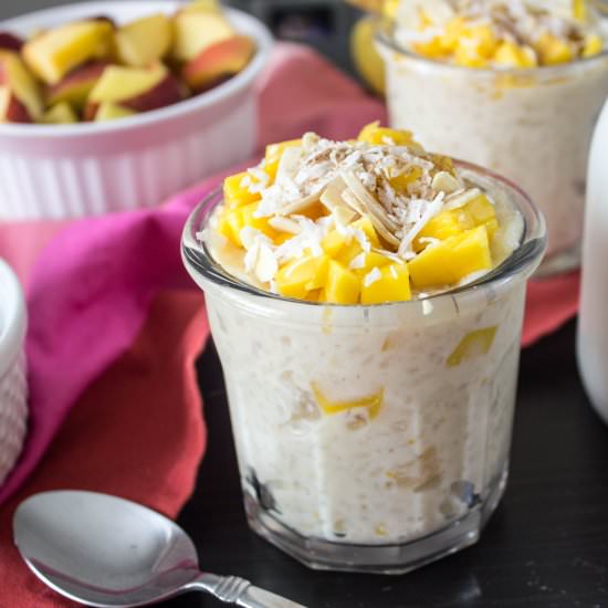Island Spice Mango Rice Pudding
