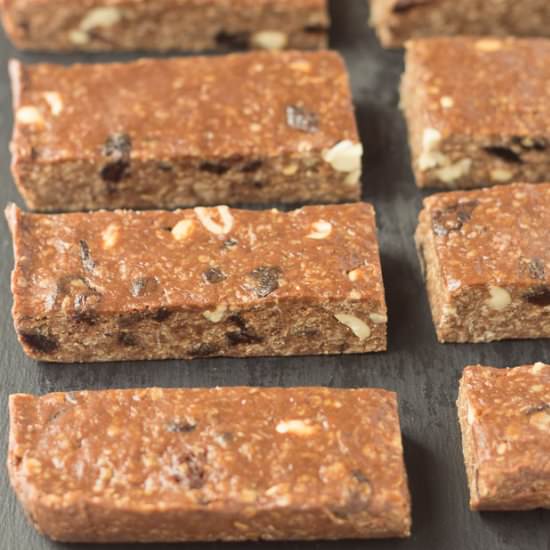 Chocolate Peanut Butter Oat Bars