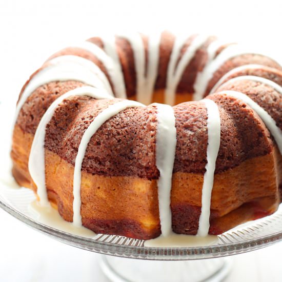 Red Velvet + Cream Cheese Cake