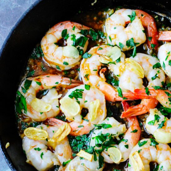 Spanish Style Garlic Shrimp