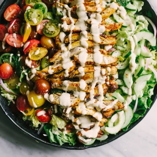 Chicken Shawarma Salad