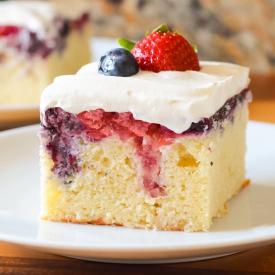 Patriotic Poke Cake