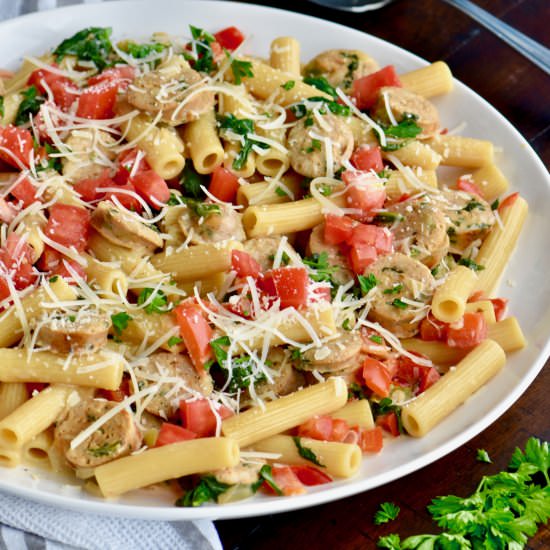 One Pot Sausage Pasta Skillet
