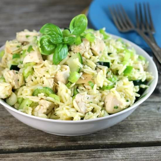 Easy Chicken Orzo Salad