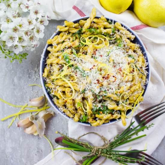 Lemon Garlic Pasta