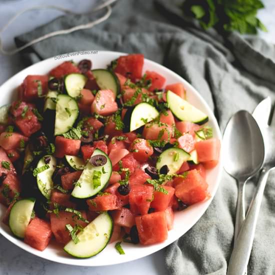 Mediterranean Watermelon Salad