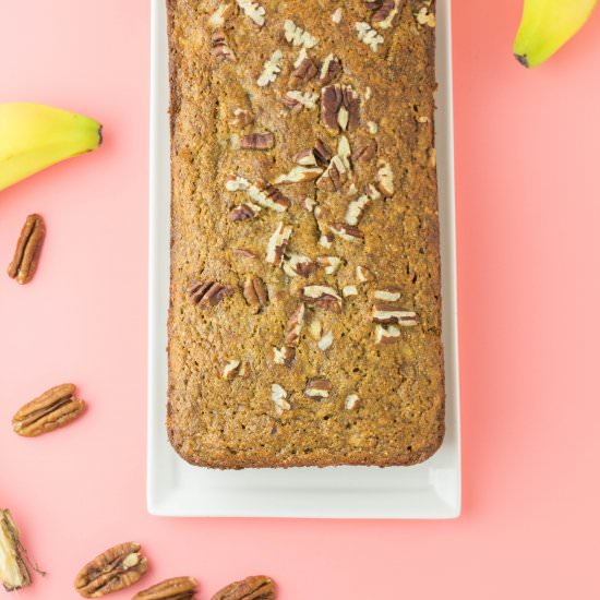 Maple Date Pecan Banana Bread