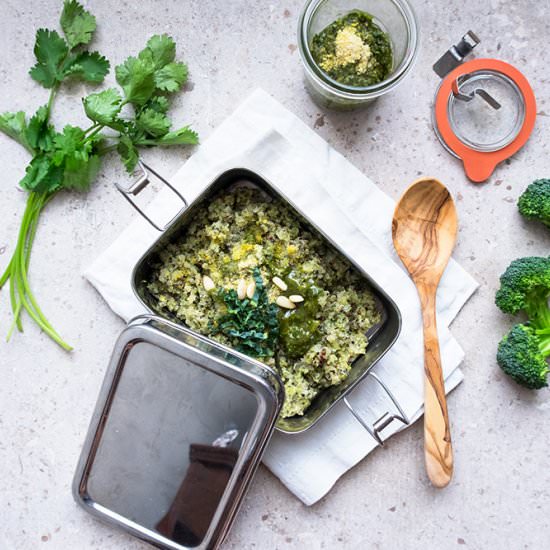 Broccoli Quinoa Risotto