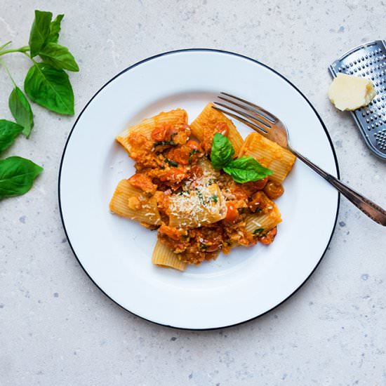 Vegetarian Cauliflower Bolognese