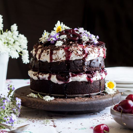 Black forest cake (V,GF)