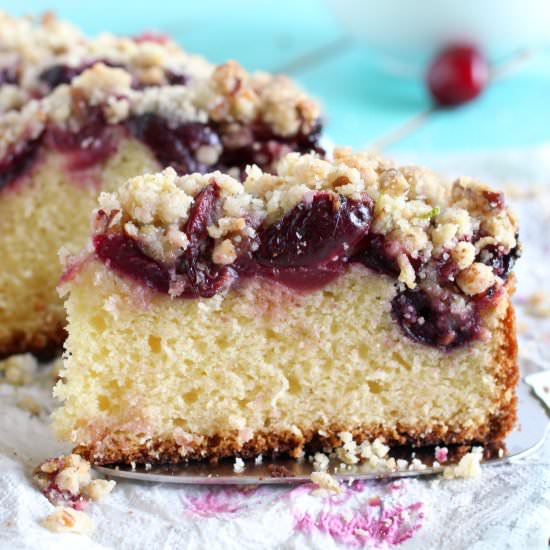 Cherry Crumb Cake