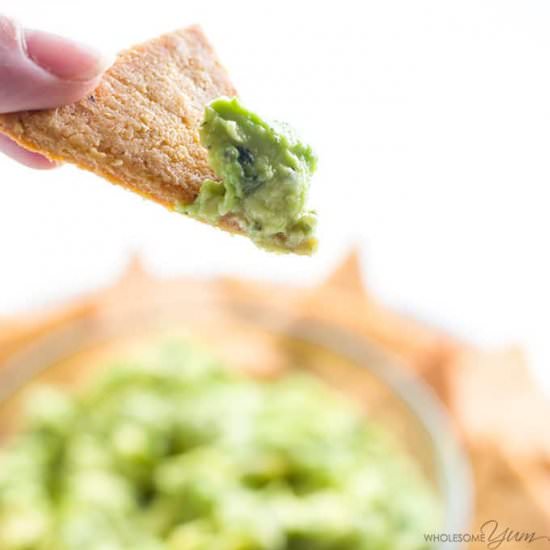 Low Carb Tortilla Chips (Keto, GF)