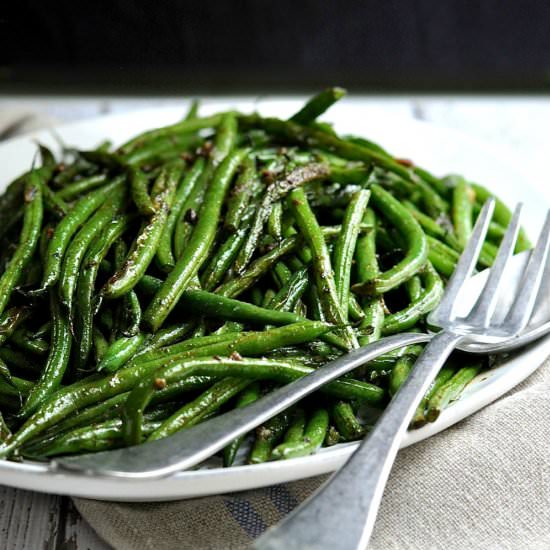 Grilled Green Beans