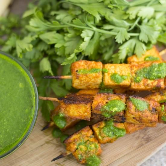 Tandoori Tofu Skewers