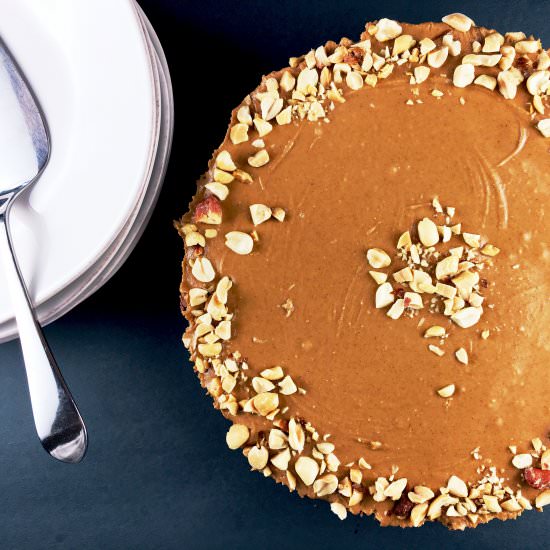 No Bake Chocolate PB Cheesecake