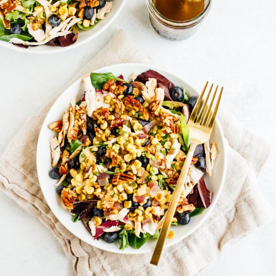 Blueberry Corn Chicken Salad