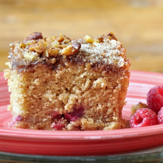 Gluten Free Rhubarb Coffee Cake