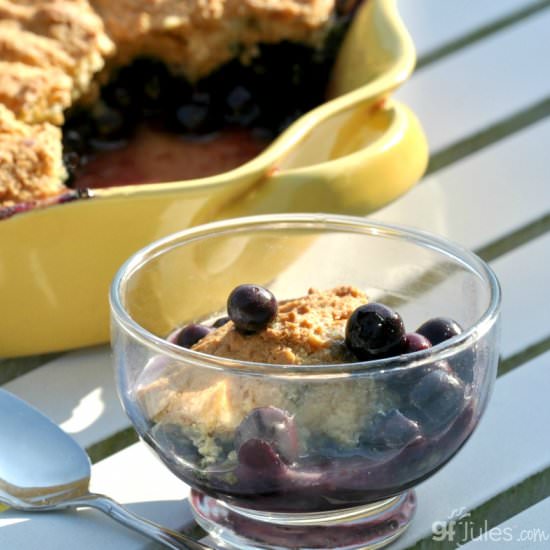 Old Fashioned Blueberry Cobbler