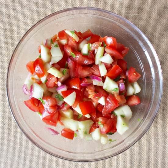 Fresh Tomato & Cucumber Salad