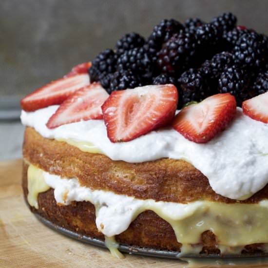 Lemon Curd Cake