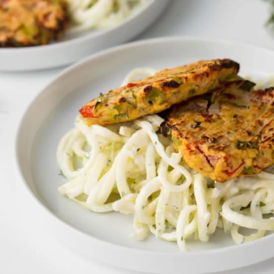 Tomatokeftedes Pasta