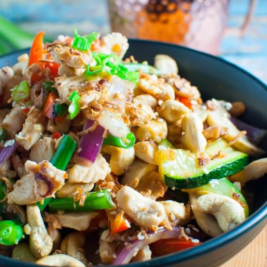 Thai Chicken and Cashew Stir Fry