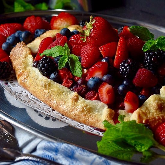 Triple Berry Summer Crostata