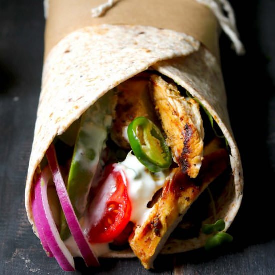 Spicy Chicken Wrap