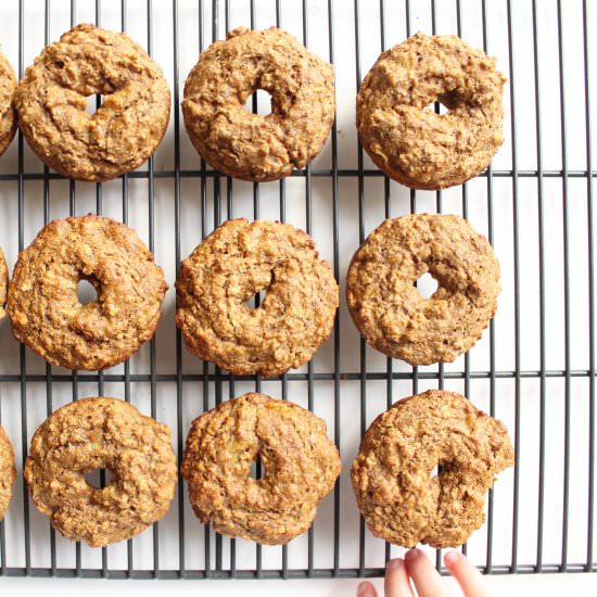 Banana Bread Doughnuts