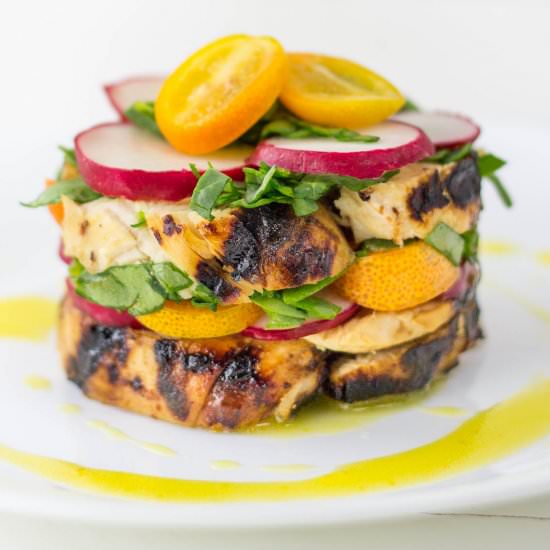 Chicken Stacked Salad