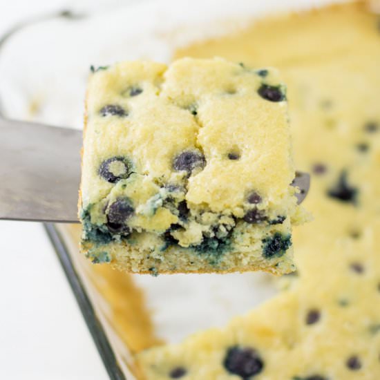 Blueberry Pancake Casserole