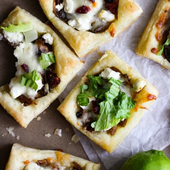 Goat Cheese Mushroom Tarts