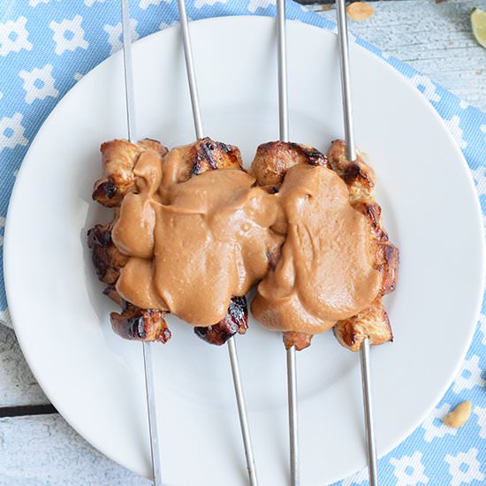 Low FODMAP Chicken Satay