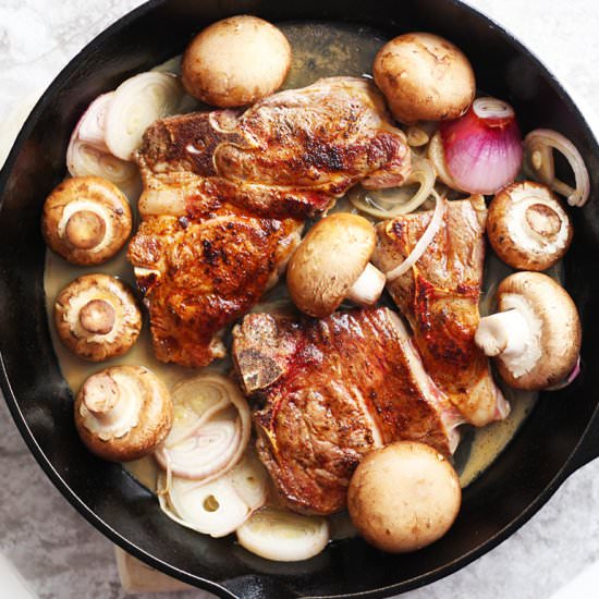 Lamb Recipe, Mushrooms & Shallots