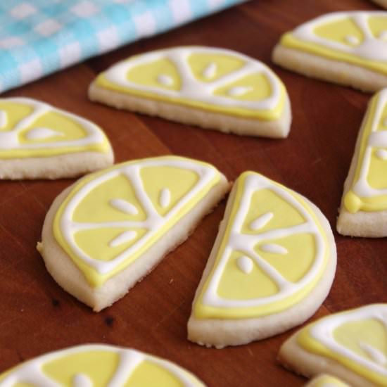 Lemon Almond Sugar Cookies