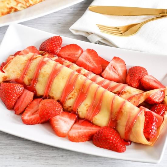 Strawberry Crepes