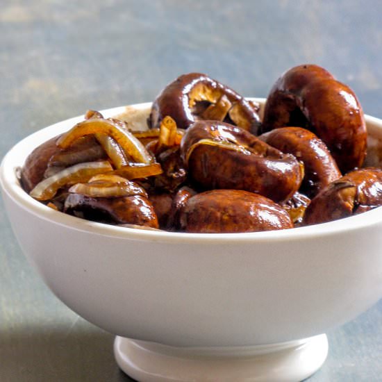 Balsamic Glazed Mushrooms