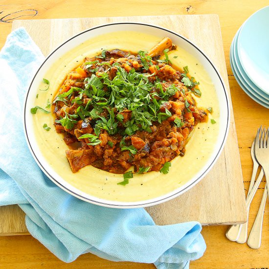 Slow Cooked Lamb Shanks
