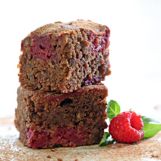 Chocolate Raspberry Brownies