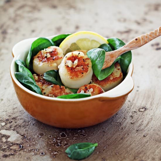 Garlic Butter Scallops