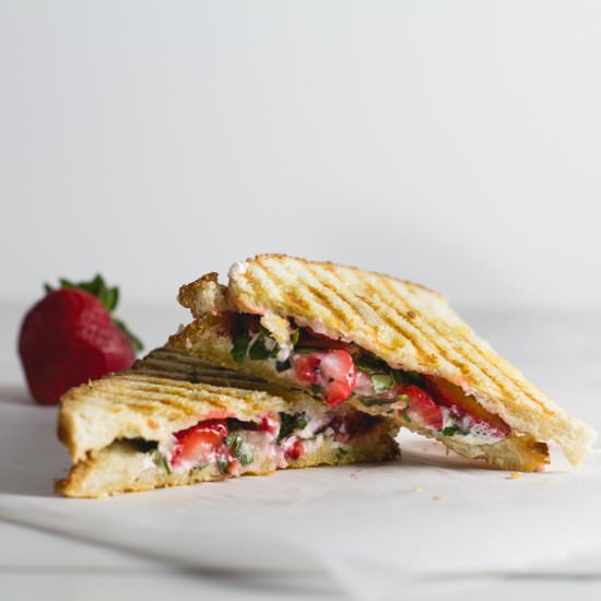 Fruit, Herb + Goat Cheese Panini