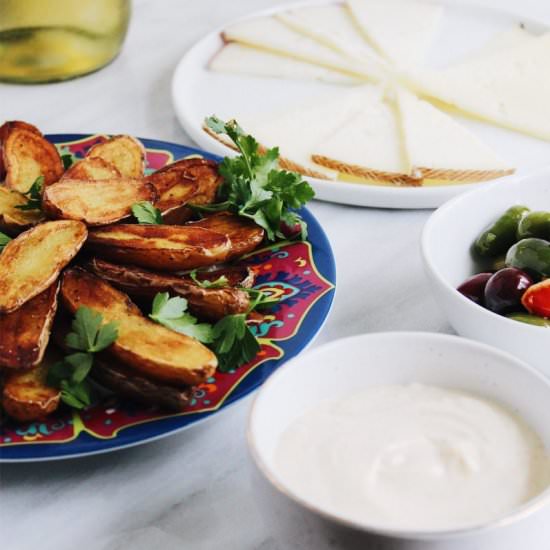 Patatas Bravas with Easy Aioli