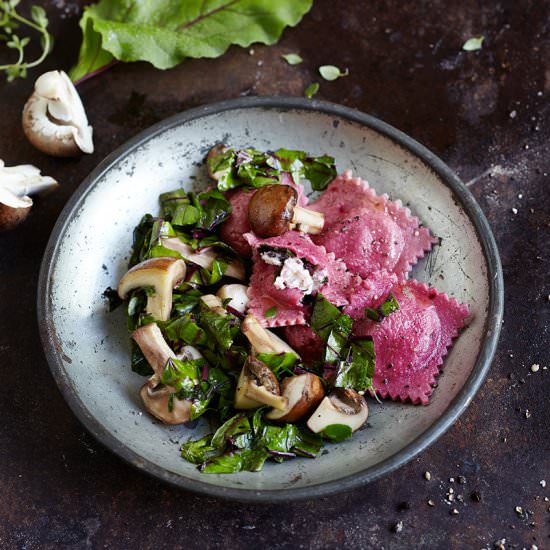 Homemade Pasta – Beetroot Ravioli