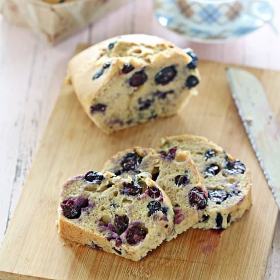 Blueberry Banana Loaf Cake
